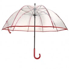 9202RD CLEAR UMBRELLA/RED